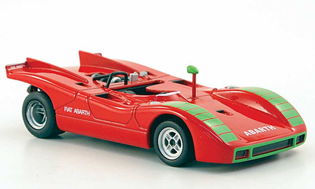 Fiat 2000 1/43 Hachette Abarth Sport Spider (SE019) red 1970 diecast model cars