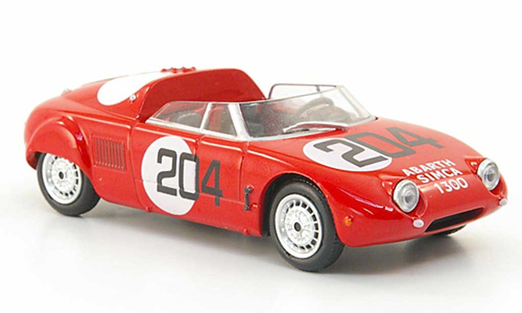 Abarth 1300 Simca Spider 1/43 Hachette Simca Spider Sport No.204 red 1962 diecast model cars