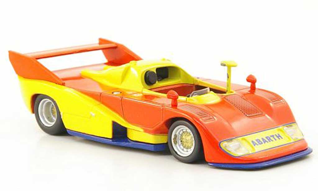 Abarth 2000 Sport Spider 1/43 Hachette Sport Spider (SE027) orange/yellow/blue 1974 diecast model cars