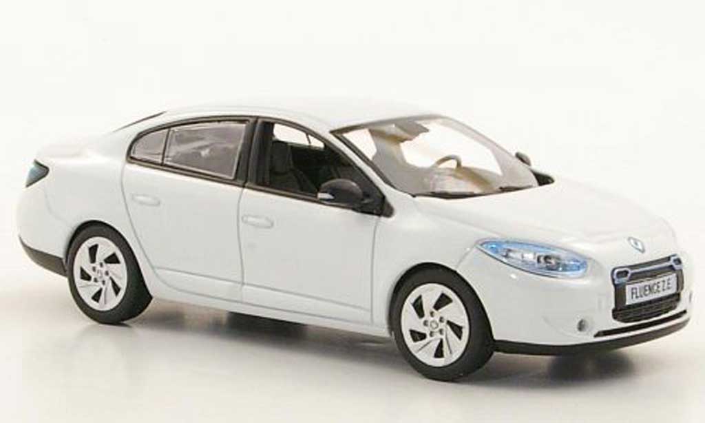 Renault Fluence 1/43 Norev ZE white 2011 diecast model cars
