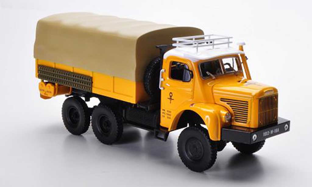 Berliet GBC 1/43 Norev 8 6x6 Gazelle yellow PP-LKW 1959 diecast model cars