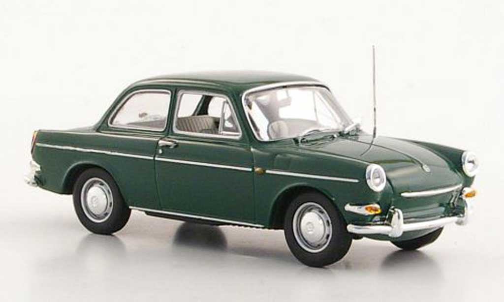 Volkswagen 1600 1/43 Minichamps grun 1966 diecast model cars