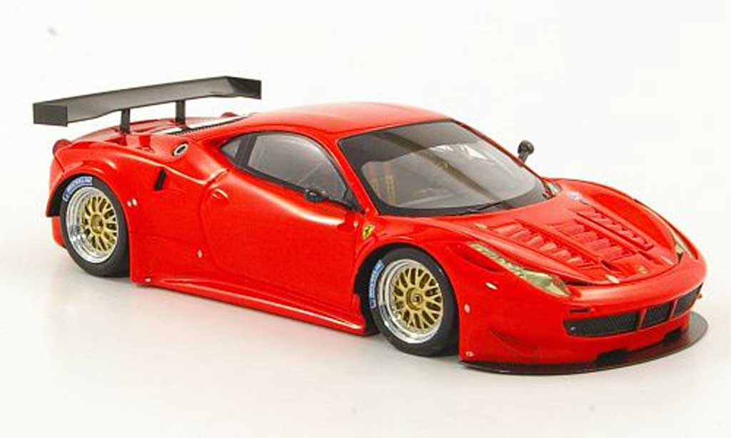 Ferrari 458 Italia GT2 1/43 Fujimi Italia GT2 red Prasentationsfahrzeug 2011 diecast model cars