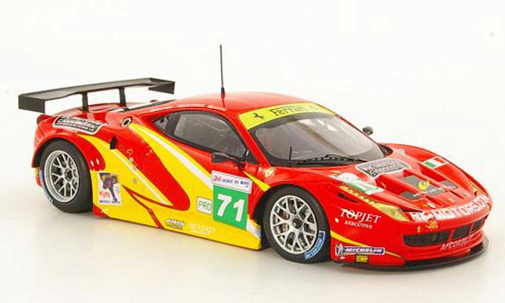 Ferrari 458 Italia GT2 1/43 Fujimi Italia GT2 No.71 Team AF Corse 24h Le Mans 2011 diecast model cars