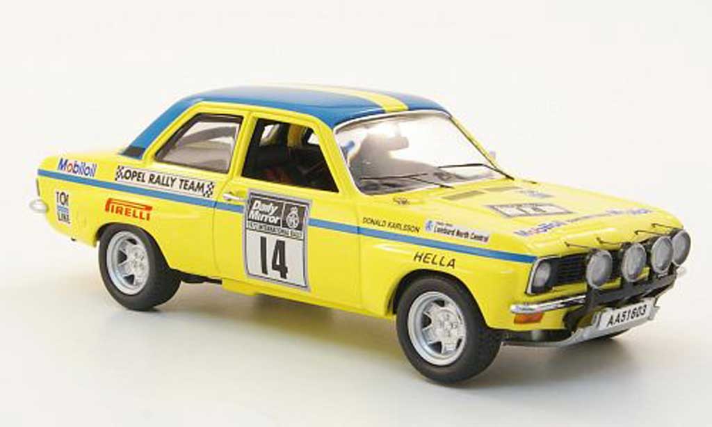 Opel Ascona A 1/43 Schuco A No.14Rally Grossbritannien 1972 diecast model cars