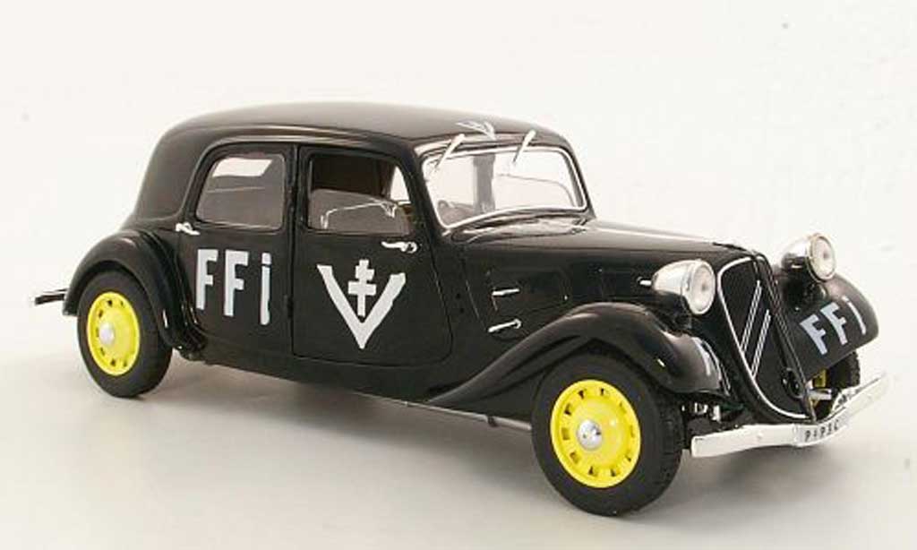 Citroen Traction 11 1/18 Solido 11 B FFI 1944 diecast model cars