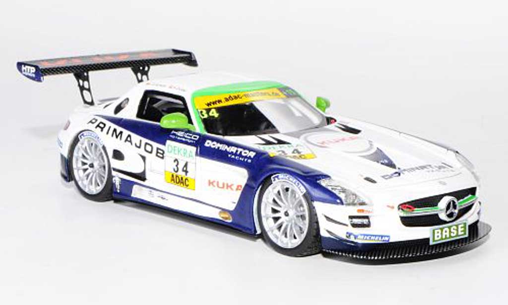 Mercedes SLS 1/43 Schuco AMG GT3 No.34 Primajob Team Heico L.D.Arnold / A.Zuber ADAC GT Masters-Saison 2011 diecast model cars