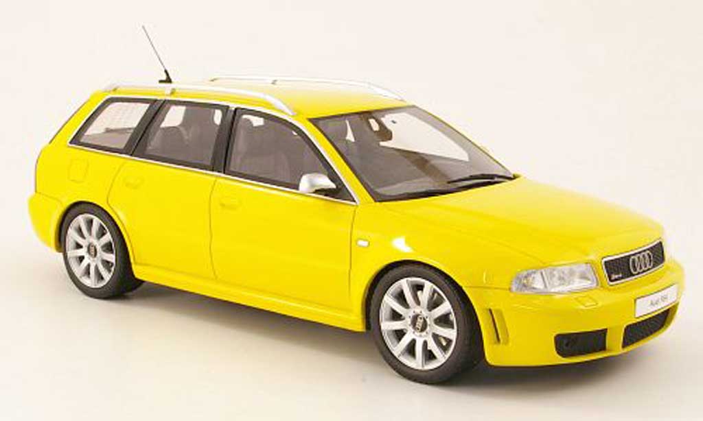 Audi RS4 1/18 Ottomobile avant yellow diecast model cars