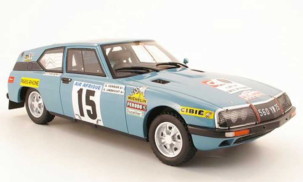 Citroen SM 1/18 Ottomobile Predo No15 GVerrier / GUmbricht Rally du Bandama 1968 diecast model cars