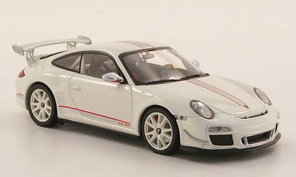 Porsche 997 GT3 RS 1/43 Minichamps GT3 RS 2011 4.0 white diecast model cars