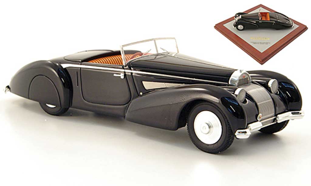 Bugatti 57 1/43 Luxcar Voll & Ruhrbeck Convertible black offen 1939 diecast model cars
