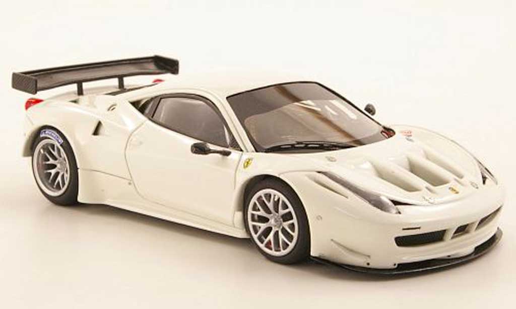 Ferrari 458 Italia GT2 1/43 Look Smart Italia GT2 white Plain Body Version diecast model cars