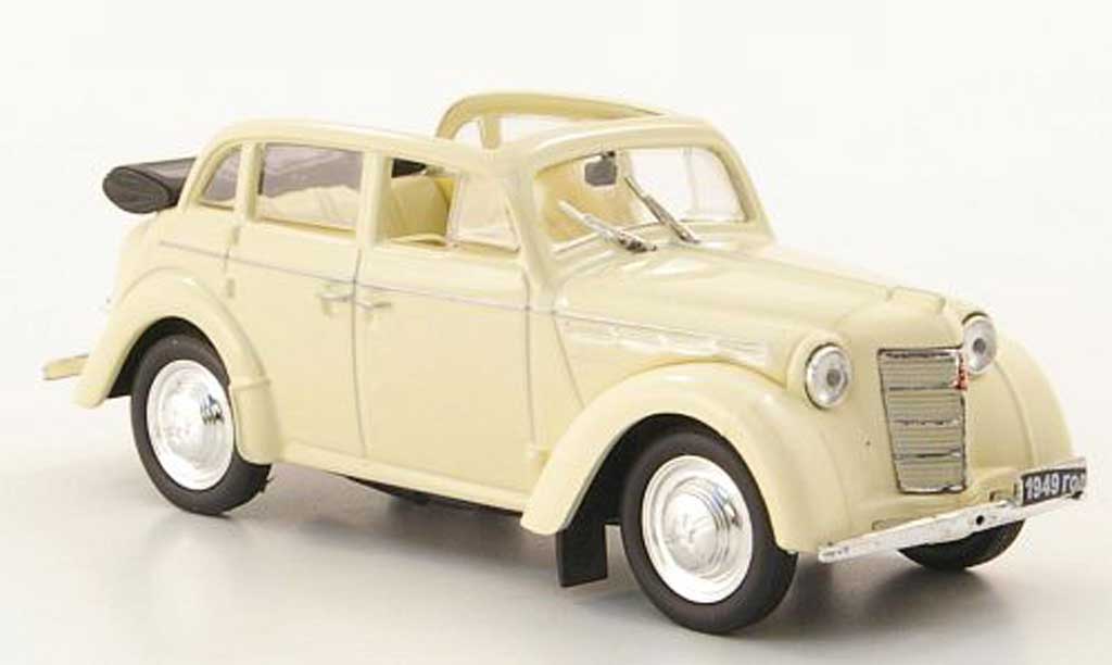 Moskwitsch 400-420 1/43 Nash Avtoprom A Convertiblelimousine beige diecast model cars