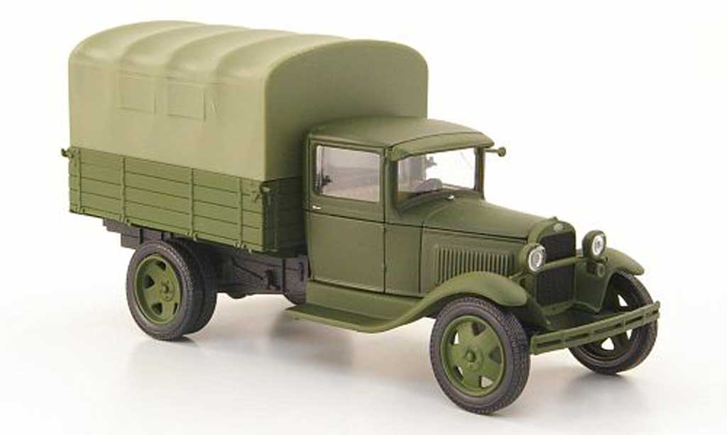 Gaz AA 1/43 Nash Avtoprom Pritsche oliv avec oliver Plane diecast model cars