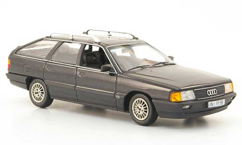 Audi 100 avant 1/43 Minichamps avant (C3) grey 1990 diecast model cars