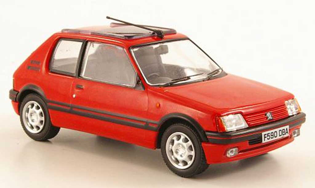 Peugeot 205 GTI 1/43 Vanguards GTI 1.9 GTI red diecast model cars