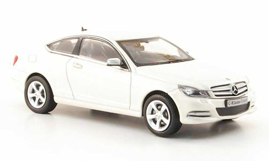 Mercedes Classe C 1/43 Norev Coupe (C204) white 2011 diecast model cars