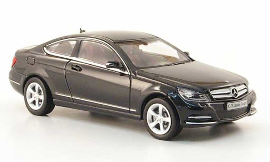 Mercedes Classe C 1/43 Norev Coupe (C204) black 2011 diecast model cars