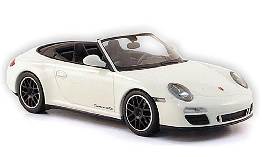 Porsche 997 GTS 1/43 Minichamps Carrera GTS Convertible white 2011 diecast model cars