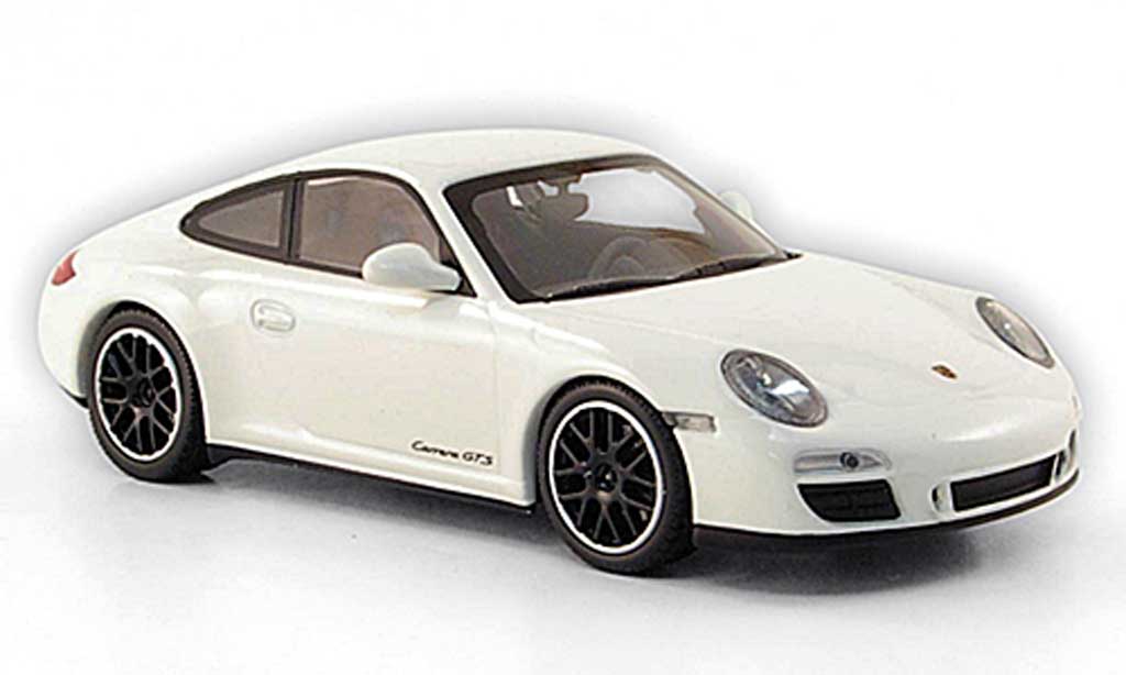 Porsche 997 GTS 1/43 Minichamps Carrera GTS Coupe white 2011 diecast model cars