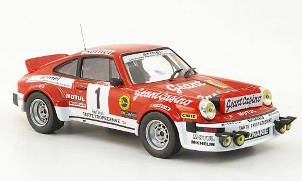 Porsche 930 1/43 Hachette 911 SC No.1 Geant Casino Rally Criterium des Cevennes 1979 diecast model cars