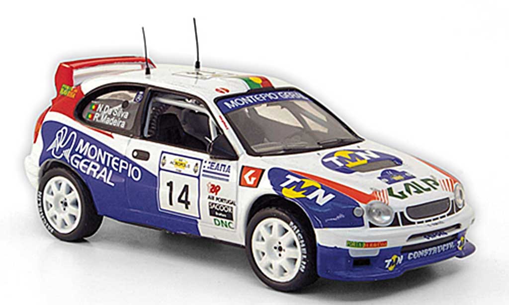 Toyota Corolla WRC 1/43 Hachette WRC No.14 Galp Rally Griechenland 1998 diecast model cars