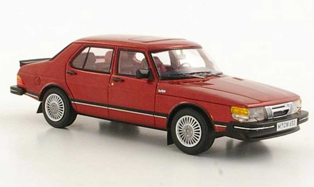 Saab 900 Turbo 1/43 Neo Turbo red 4-portes limited edition 1981 diecast model cars