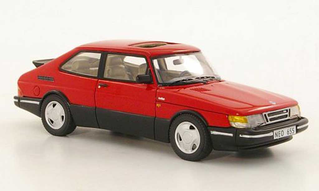 Saab 900 Turbo 1/43 Neo Turbo 16S Aero red 1992 diecast model cars