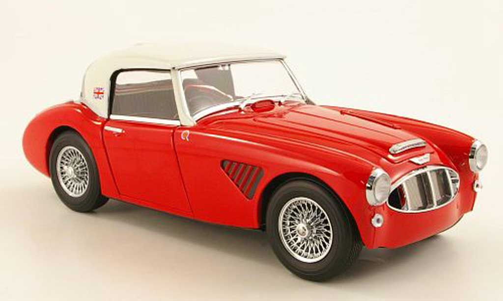 Austin Healey 3000 1/18 Kyosho MK1 red/elfenbein Predoype RHD diecast model cars