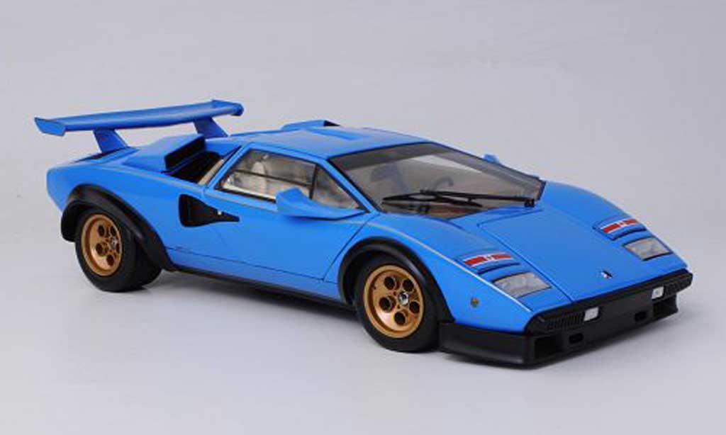 Lamborghini Countach 5000 S 1/18 Kyosho 5000 S Walter Wolf blue diecast model cars