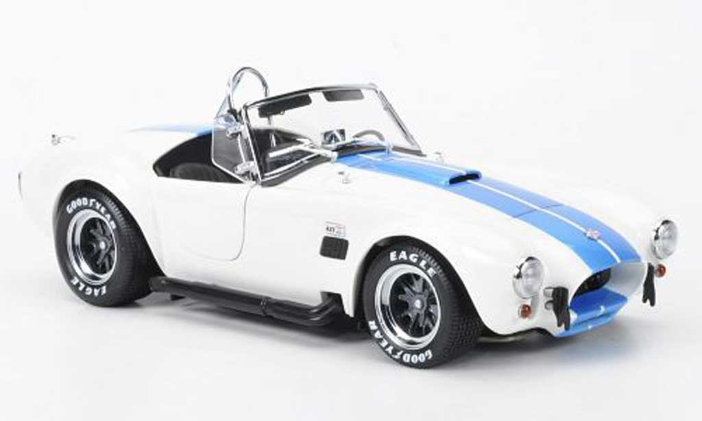 Shelby Ac Cobra 1/18 Kyosho 427 S/C white/blue diecast model cars