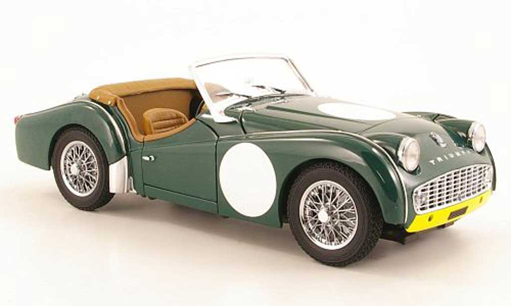 Triumph TR3 A 1/18 Kyosho A Racing grun RHD diecast model cars