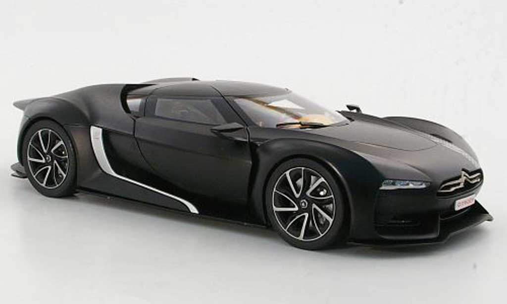 Citroen GT 1/18 Norev mat black 2008 diecast model cars