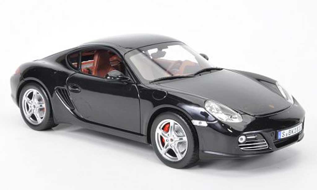 Porsche Cayman S 1/18 Norev S black 2009 diecast model cars