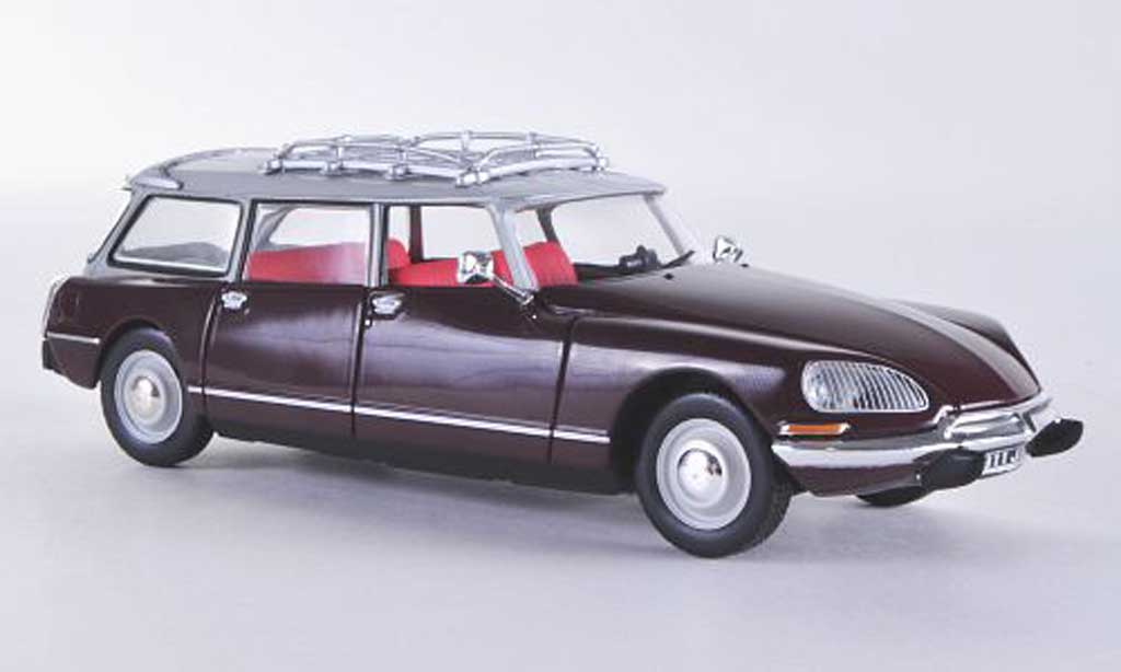 Citroen ID 19 1/43 Norev Estate red/grey 1968 diecast model cars