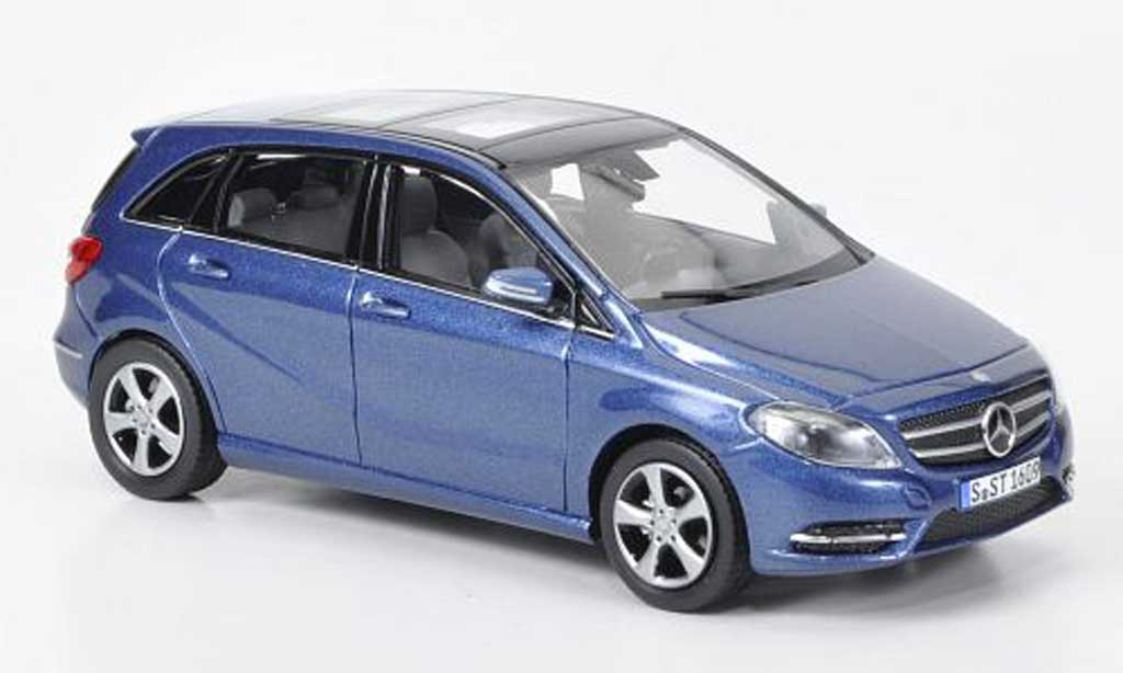 Mercedes Classe B 1/43 Norev B180 blue 2011 diecast model cars