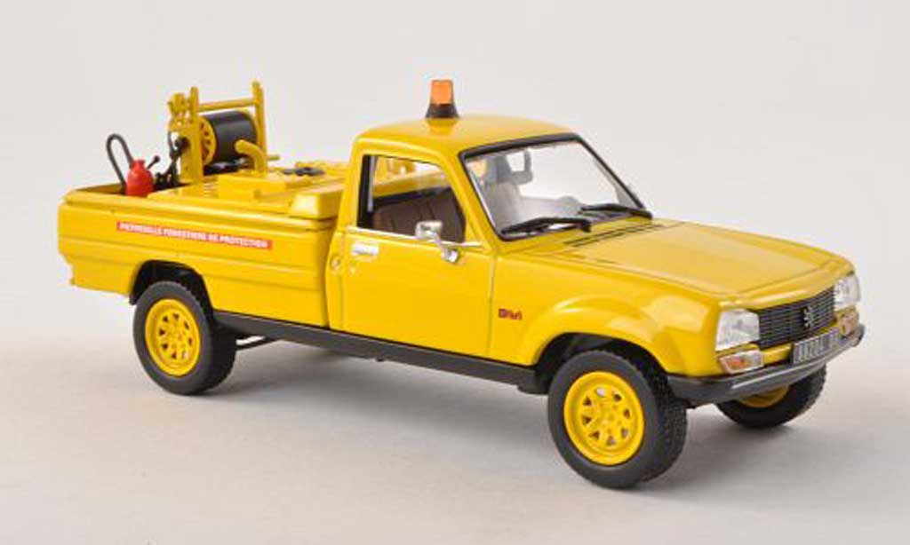 Peugeot 504 Pick up 1/43 Norev Pick up CCF Forestiers Fire brigade 1979 diecast model cars