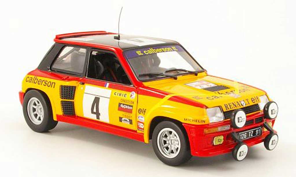 Renault 5 Turbo 1/18 Eagle Turbo no4 calberson tour de france auto 1980 j.ragnotti / andrie diecast model cars