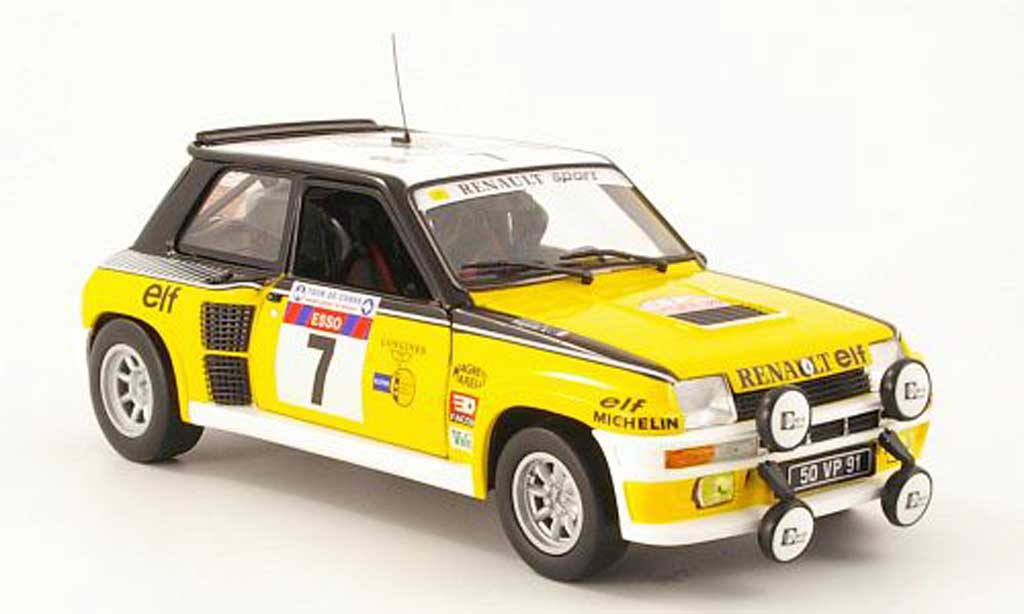Renault 5 Turbo 1/18 Eagle Turbo no7 elf tour de corse 1982 j.ragnotti / andrie diecast model cars