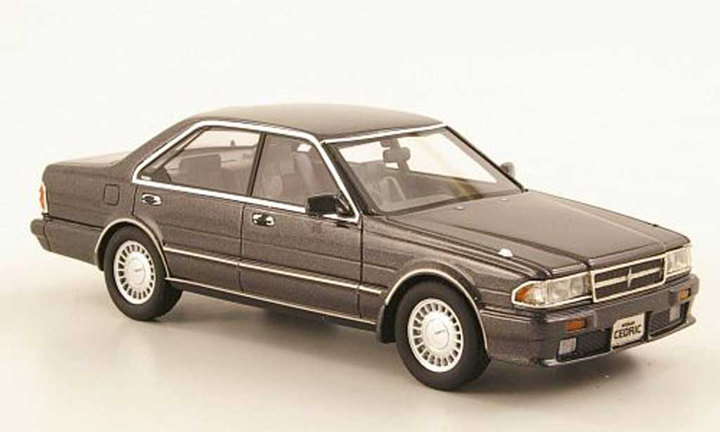 Nissan Cedric 1/43 Hi Story Gran Turismo SV (Y31) grey RHD 1989 diecast model cars