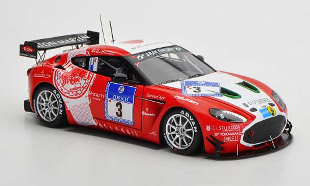 Aston Martin V12 Zagato 1/43 Minichamps Zagato No.3 24h Nurburgring 2011 diecast model cars