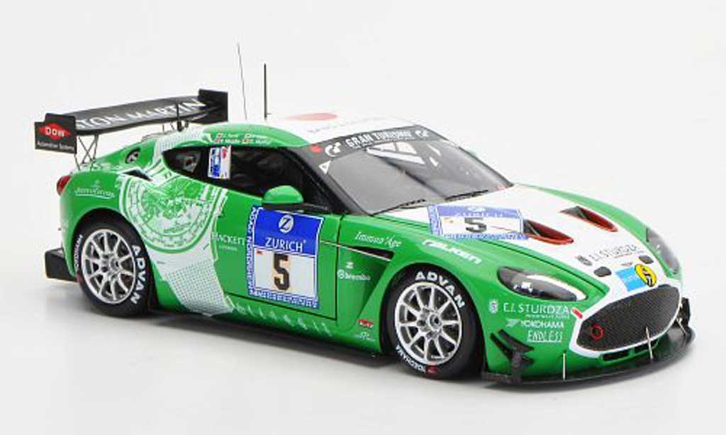 Aston Martin V12 Zagato 1/43 Minichamps Zagato No.5 24h Nurburgring 2011 diecast model cars