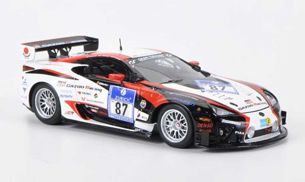 Lexus LFA 1/43 Minichamps No.87 Gazoo Racing Kinoshita/Wakisaka/Lotterer 24h Nurburgring 2011 diecast model cars