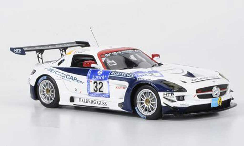 Mercedes SLS 1/43 Minichamps AMG GT3 No.32 Heico Motorsport 24h ADAC Nurburgring 2011 diecast model cars