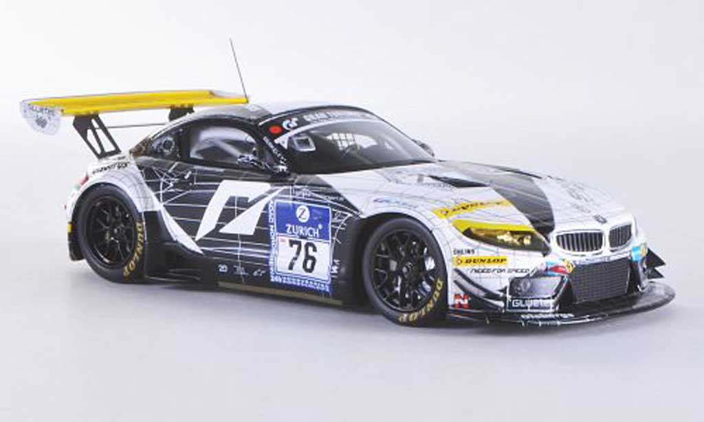 Bmw Z4 E89 1/43 Minichamps E89 GT3 No.76 Need for Speed Team Schubert 24h ADAC Nurburgring 2011 E.Sandstrom / T.Milner / F.Larsson / C.Hurtgen diecast model cars