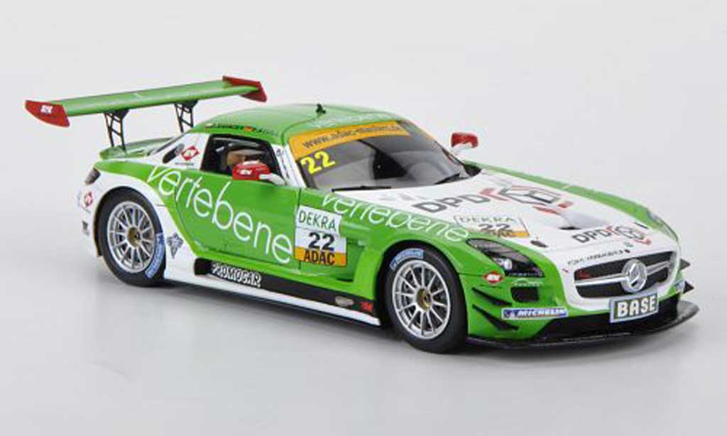 Mercedes SLS 1/43 Minichamps AMG GT3 No.22 MS Racing D.Sigacev / F.Stoll ADAC GT Masters 2011 diecast model cars