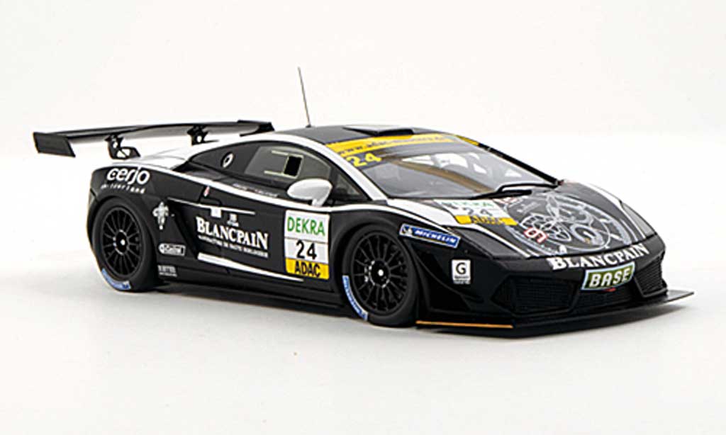 Lamborghini Gallardo LP600-4 1/43 Minichamps LP600-4 No.24 Reiter Engineering M.A.Hayek / P.Kox ADAC GT Masters-Saison 2011 diecast model cars