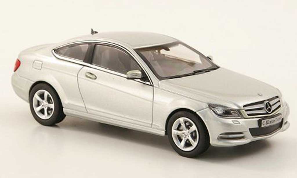 Mercedes Classe C 1/43 Norev Coupe (C204) grey 2011 diecast model cars