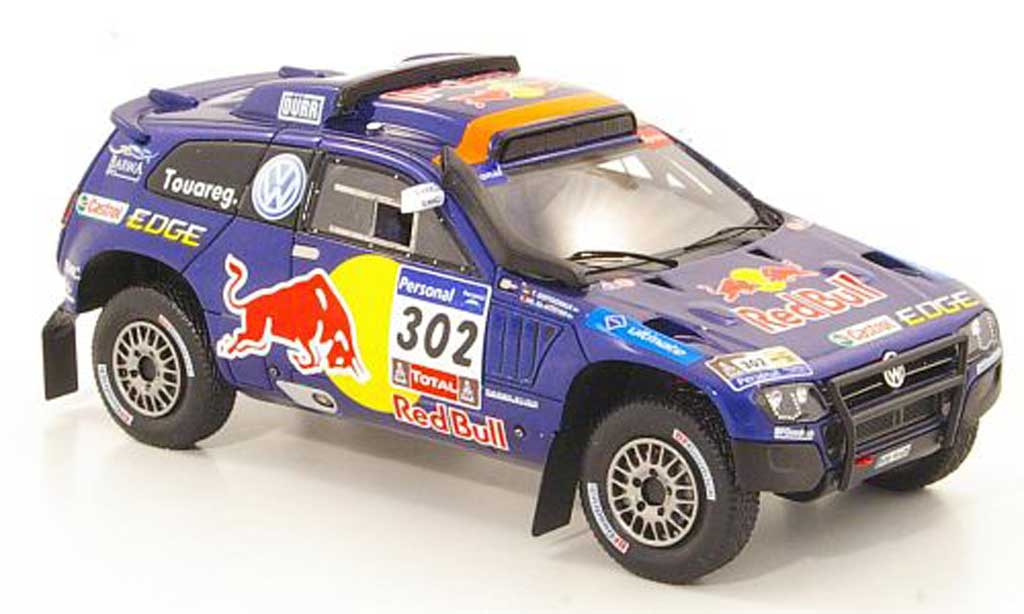 Volkswagen Touareg Dakar 1/43 Spark Dakar Race 3 No.302 Red Bull Rally 2011 diecast model cars