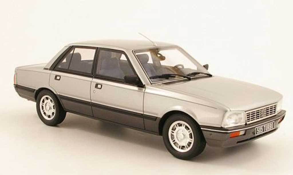 Peugeot 505 1/18 Ottomobile Turbo grey metalliseegrey diecast model cars
